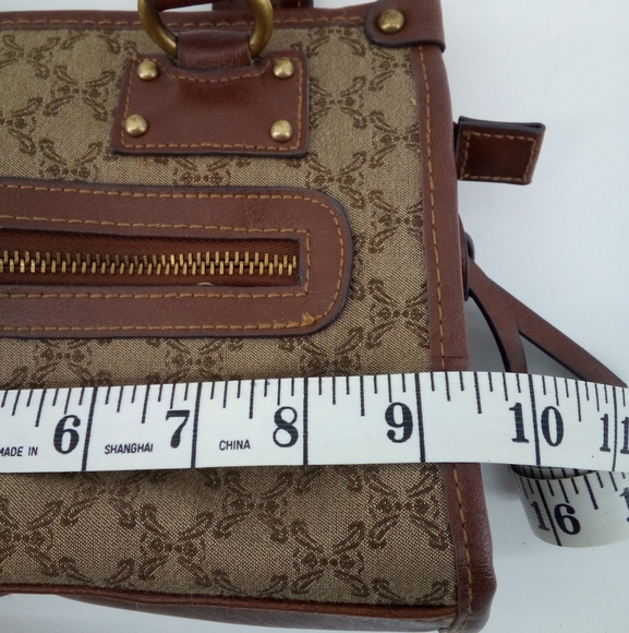 Rosetti Set Vegan Cotton Blend Brown Tan Bundle Shoulder Small Bags Y2K 2000's - Picture 13 of 16